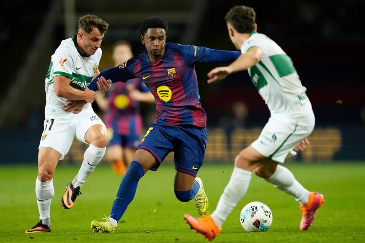 记者：维拉愿意为巴萨后卫巴尔德支付5000万欧